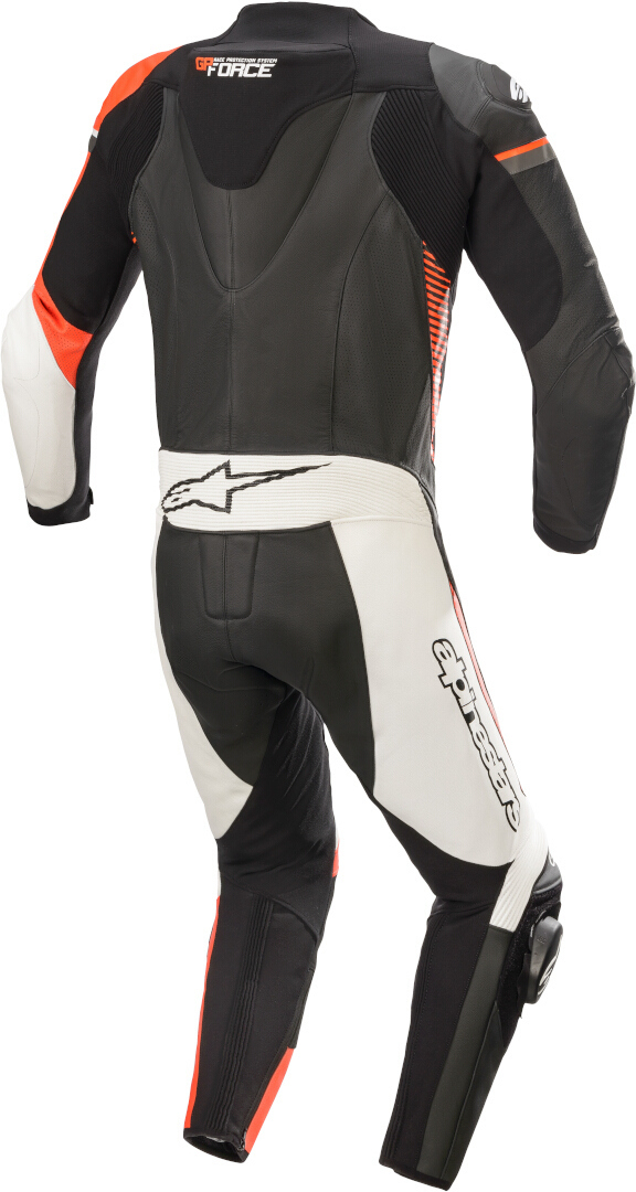 Alpinestars GP Force Phantom One Piece Motorcycle Leather Suit black/white/red 58 Figure 2