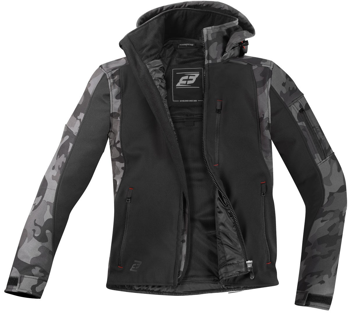 Bogotto Win-D Camo Motorcycle Textile Jacket XXL Figure 4