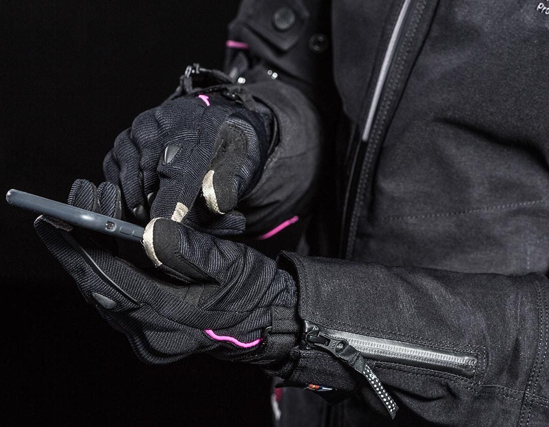 Rukka Virve Gore-Tex Damen Motorradhandschuhe schwarz/lila 7 Abbildung 7