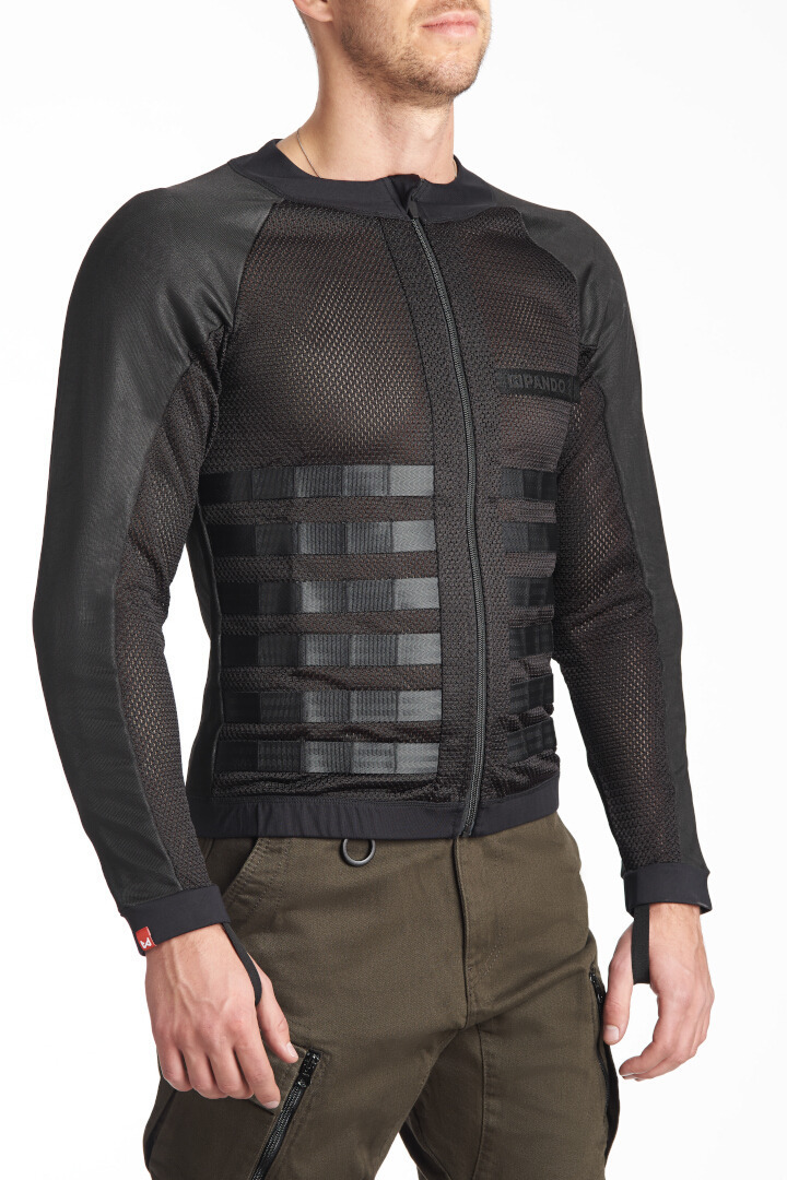 Pando Moto Commando UH Motorcycle Textile Jacket black XXL Figure 6