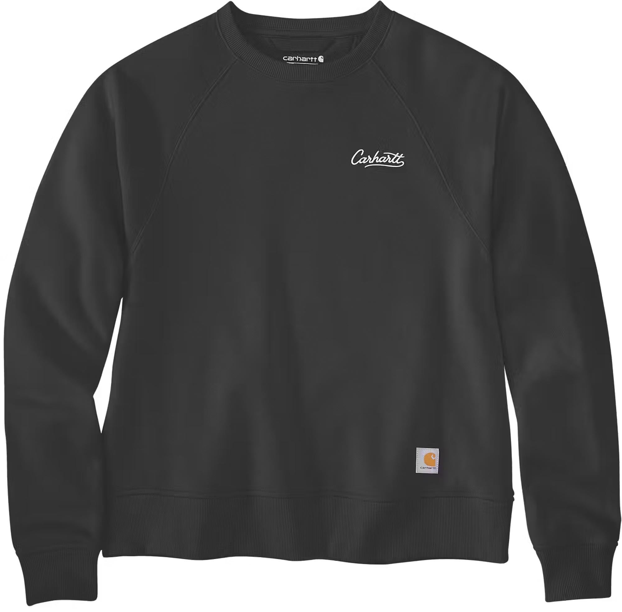 Carhartt Sawyer Crewneck Damesweatshirt Sort S Figur 1