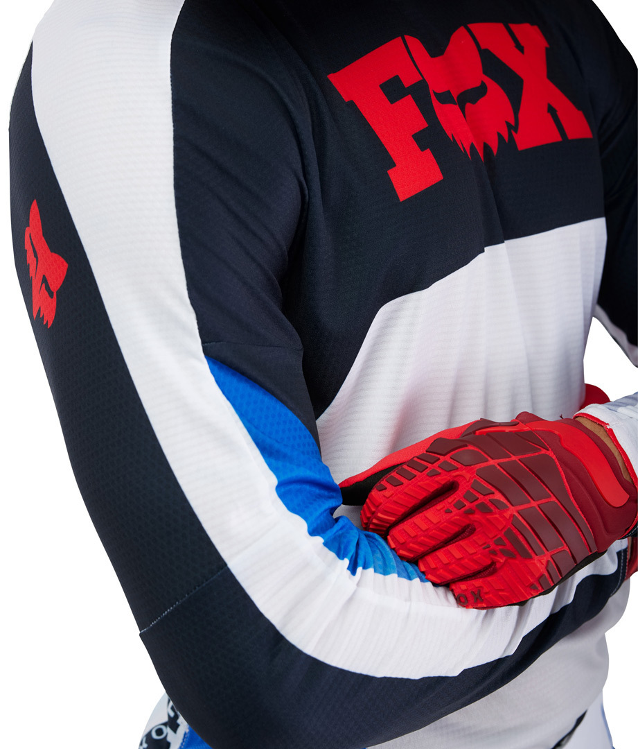 FOX 360 Fade Motocross Jersey weiß/blau XL Abbildung 2