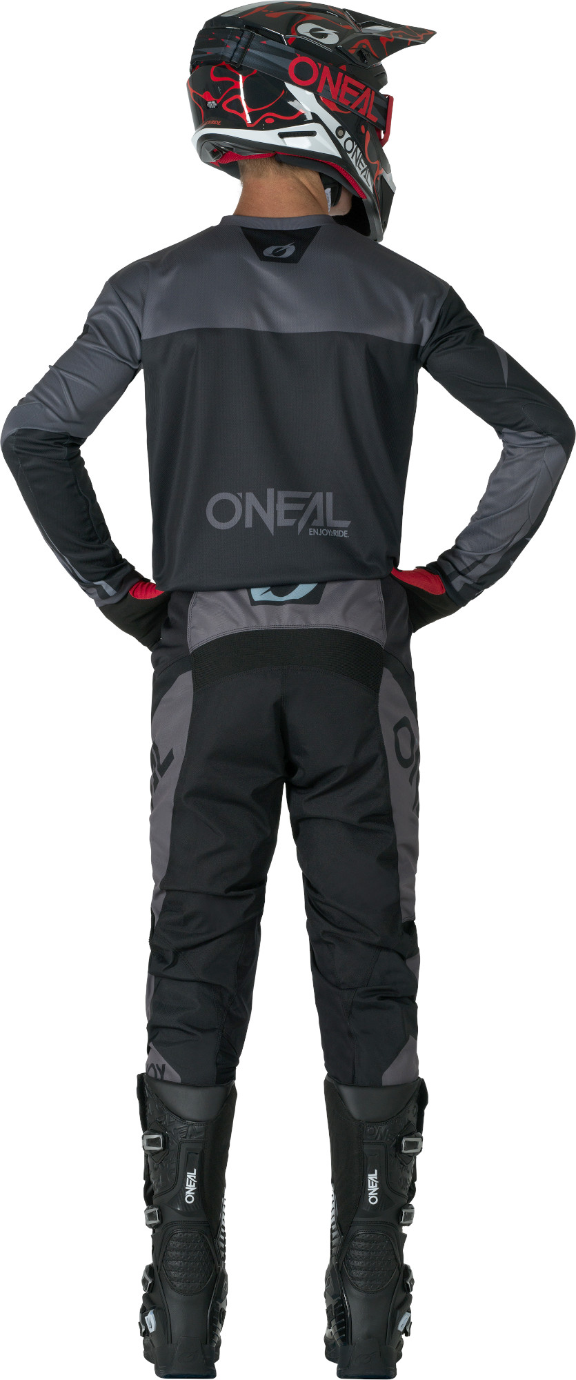Oneal ELEMENT RACEWEAR Motocross bukser sort/grå 52 Figur 4