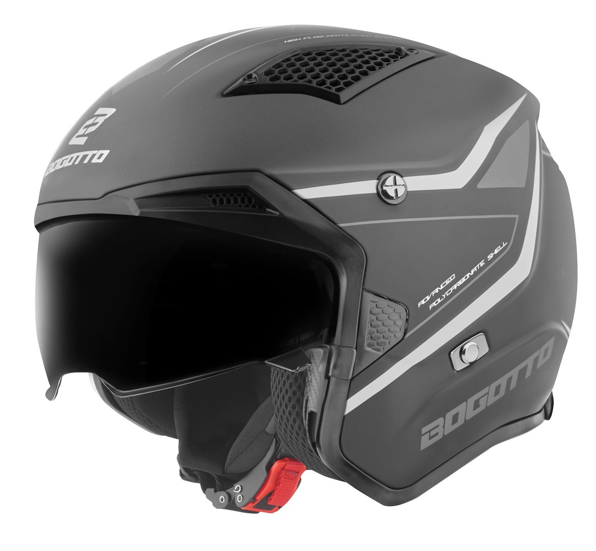 Bogotto Radic WN-ST Helm grijs/zwart M Figuur 4