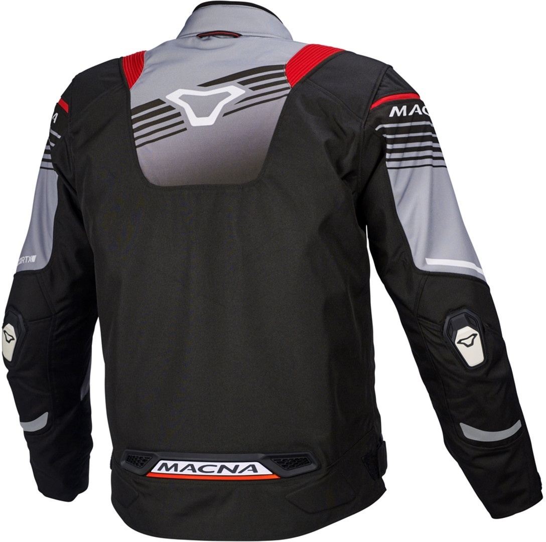 Macna Charger Chaqueta textil de moto negro/gris/rojo M Figura 2