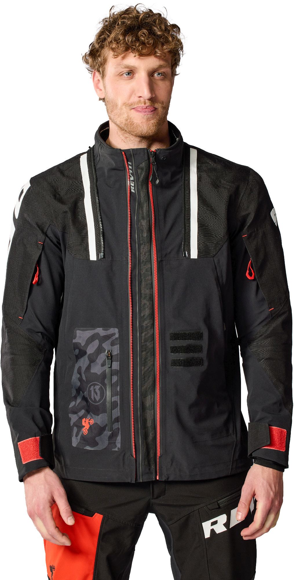 Side view of Revit Vision H2O waterproof Motocross Jacket