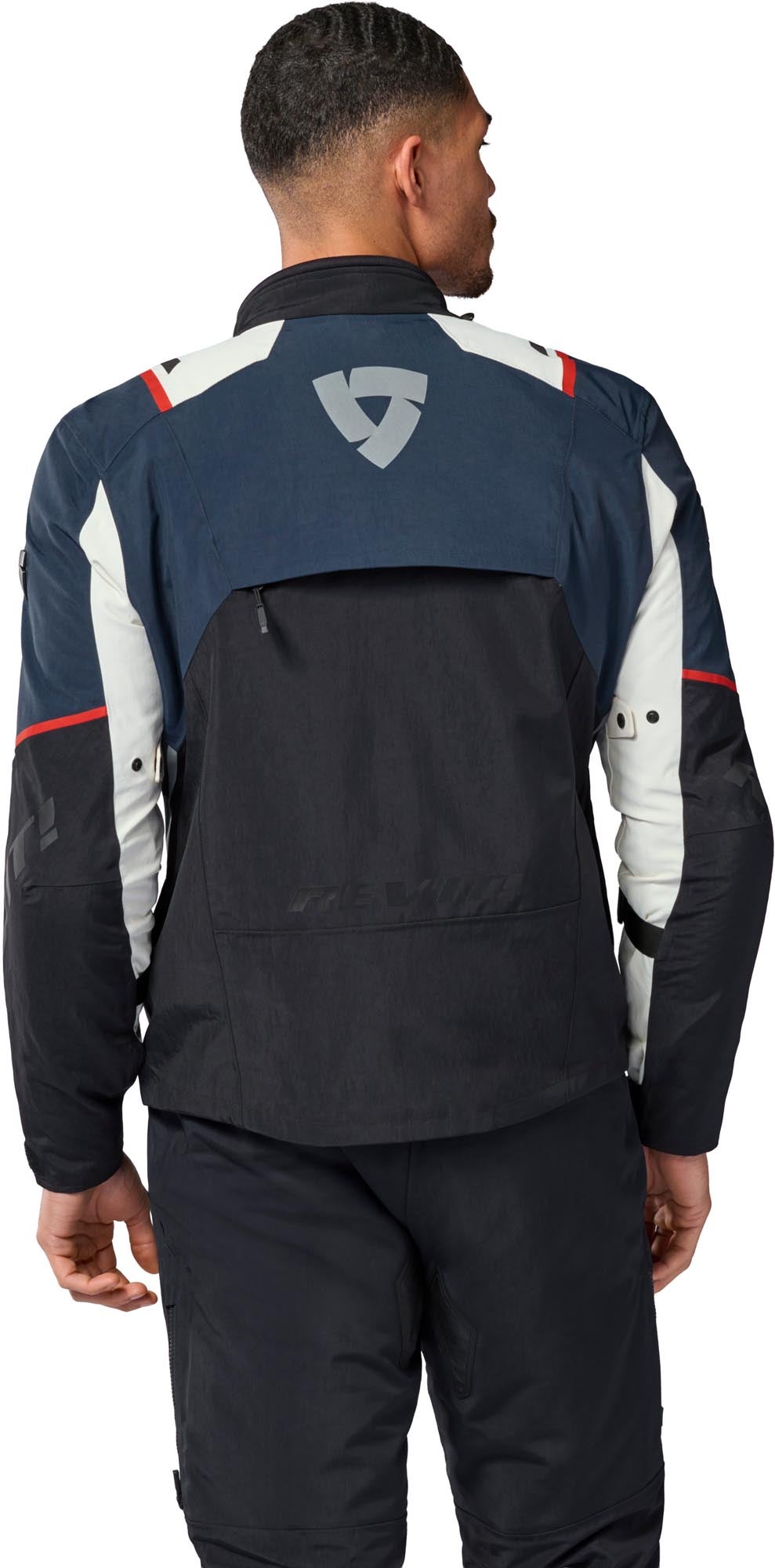 Revit Fractal H2O wasserdichte Motorrad Textiljacke blau/weiß 3XL Abbildung 5