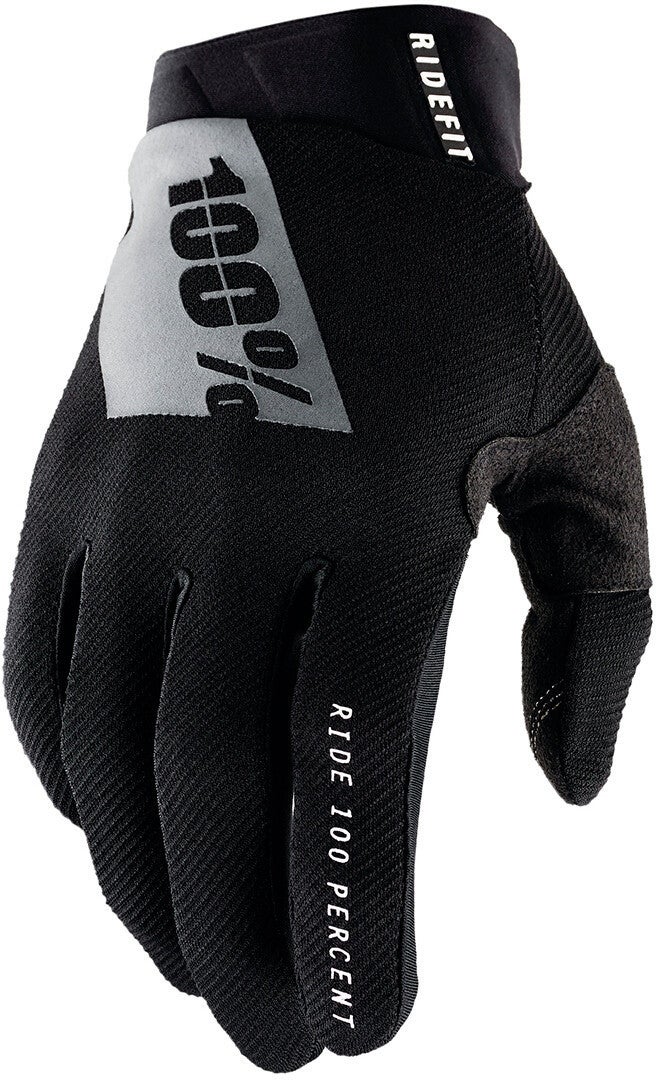 100% Ridefit Fahrrad Handschuhe schwarz 2XL Abbildung 1