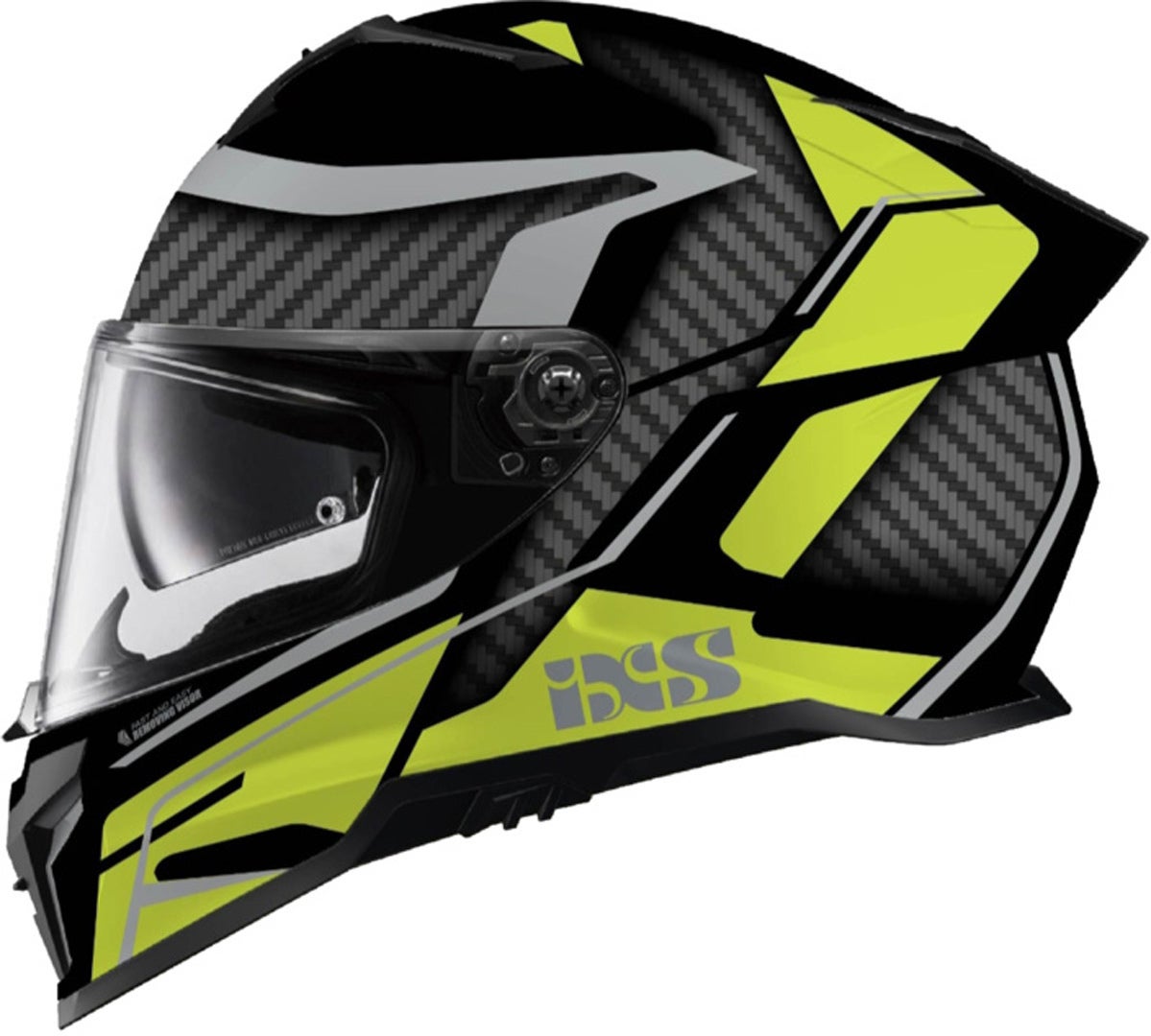 IXS iXS912 SV 2.0 Blade Hjelm sort mat/gul M (57/58) Figur 1