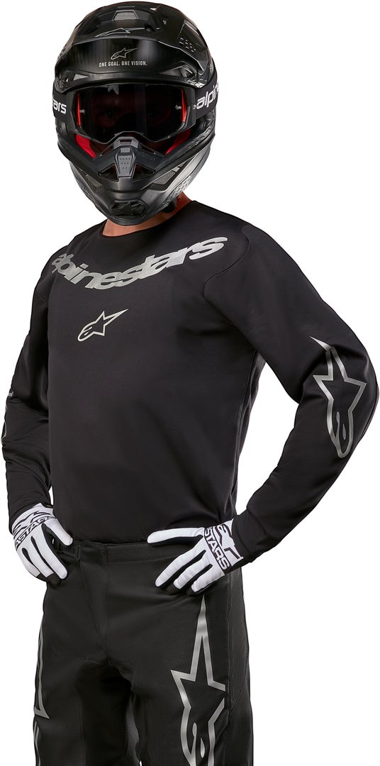 Alpinestars Fluid Graphite Motocross Jersey 3XL Abbildung 3