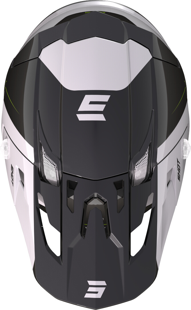 Shot Core Fast Motocross hjälm svart/vitt XS (53/54) Figur 3