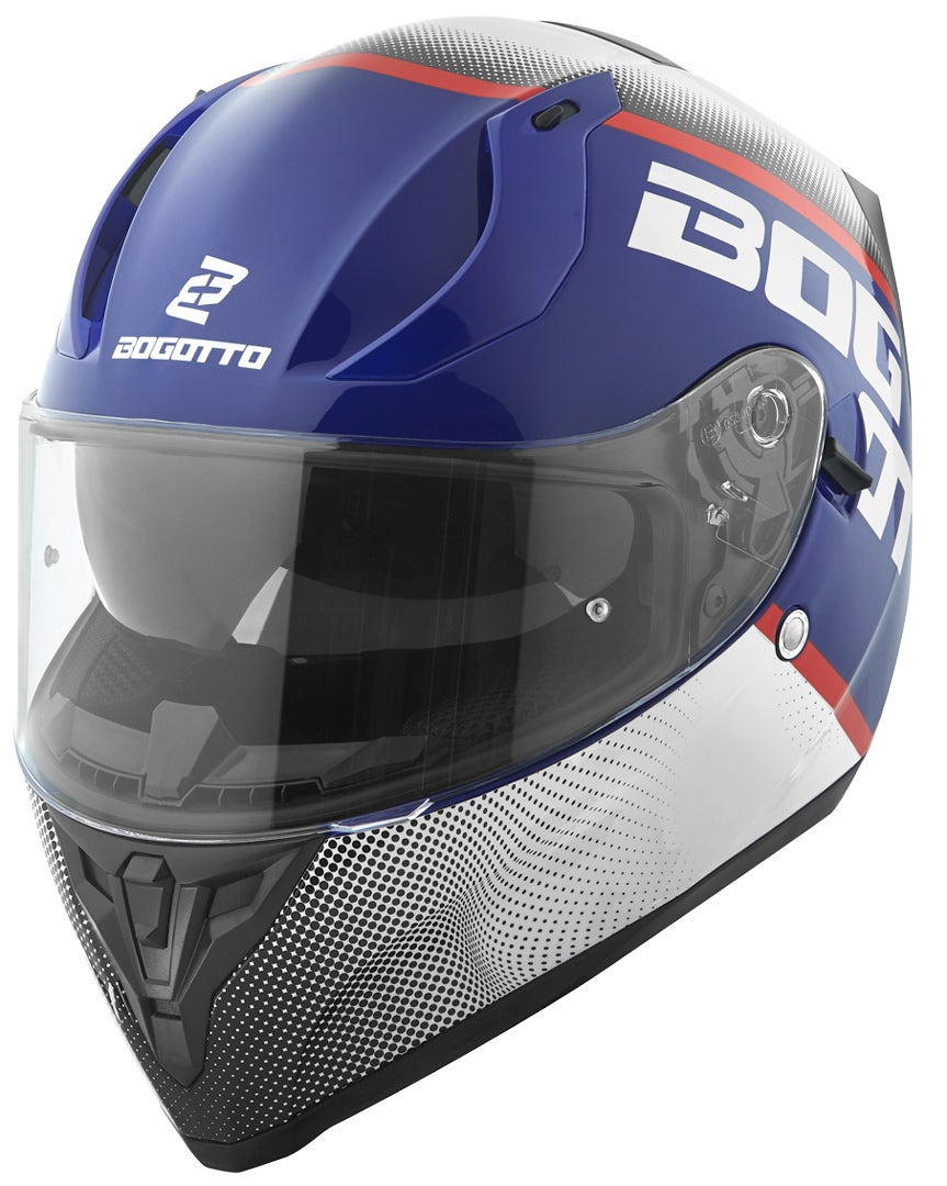Bogotto V128 BG-X Přilba modrobílá S Obrázek 2