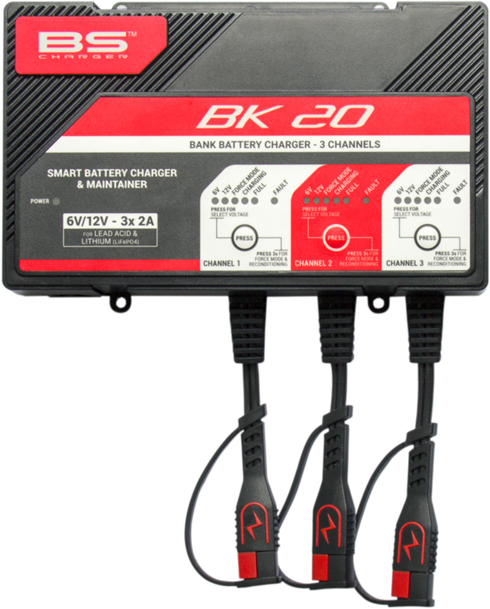 BS Battery Încărcător inteligent de baterii BK20 -6V/12V 3x2A Figura 3