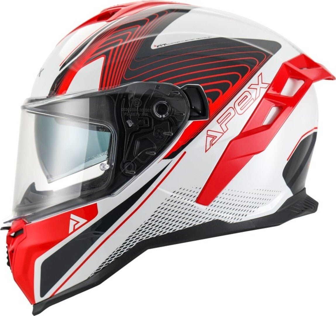 APEX FI200 Madrid Casque Blanc/Noir/Rouge XL (61/62) Figure 1