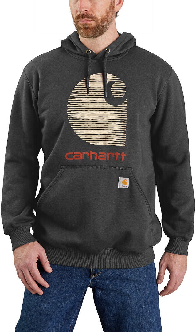 Carhartt Rain Defender C Logo パーカー ダークグレー M 図1