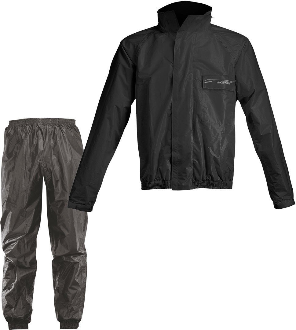Acerbis Logo Terno de chuva de 2 peças preto M Figura 1