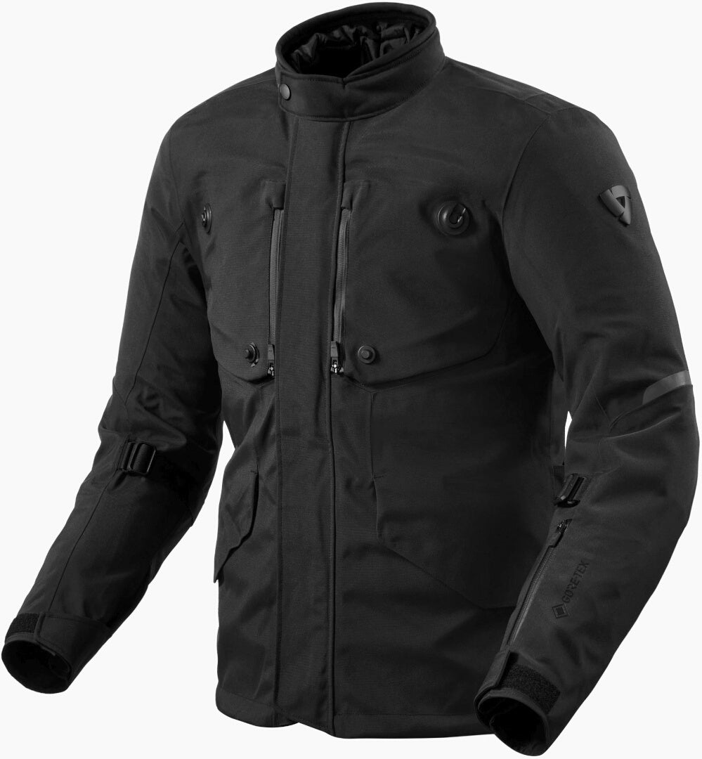 Revit Trench 2 GTX waterproof Motorcycle Textile Jacket black 4XL Figure 1