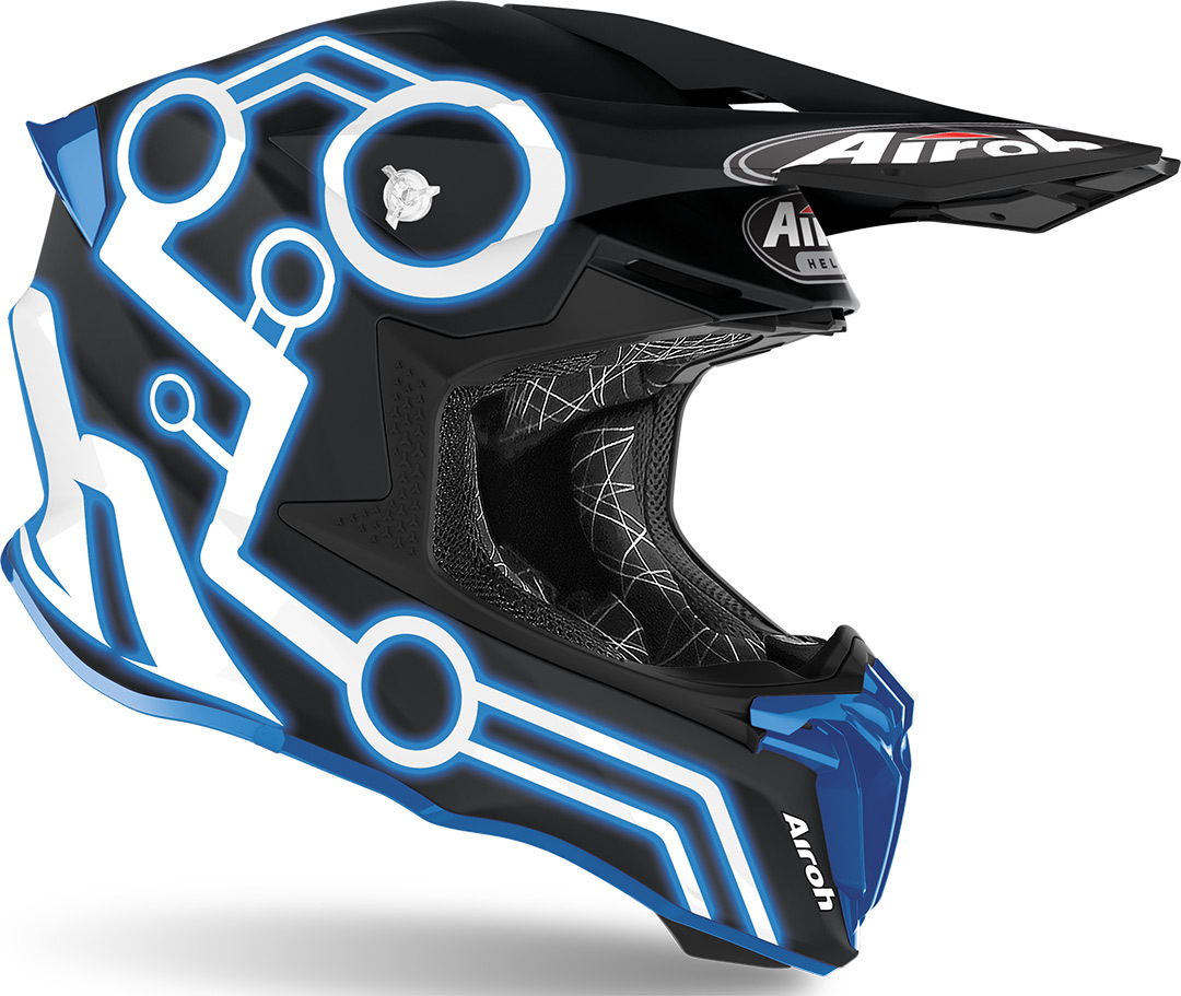 Airoh Twist 2.0 Neon Cască de motocross albastru XS (53/54) Figura 2