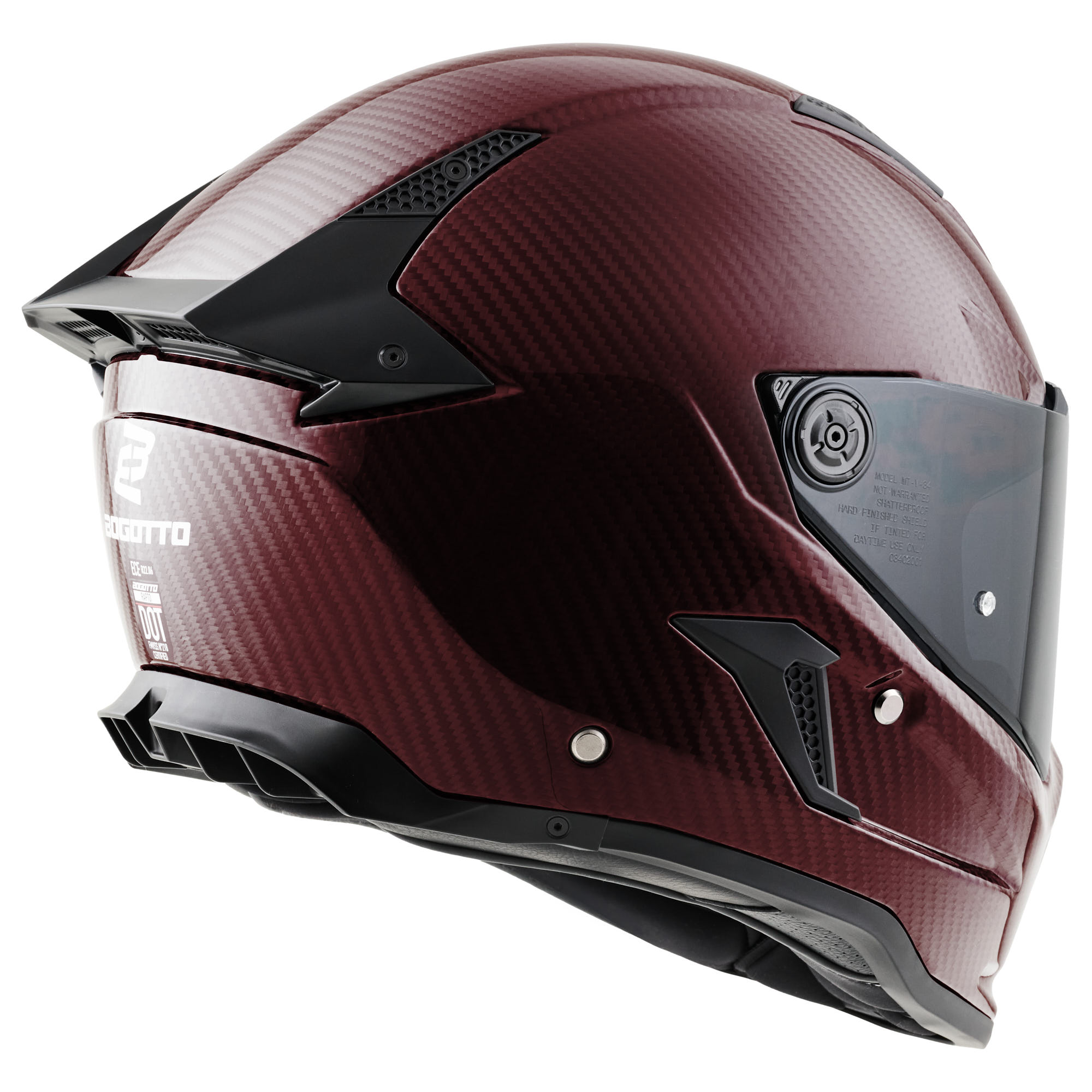 Bogotto Rapto Carbon Casco rosso M Figura 4
