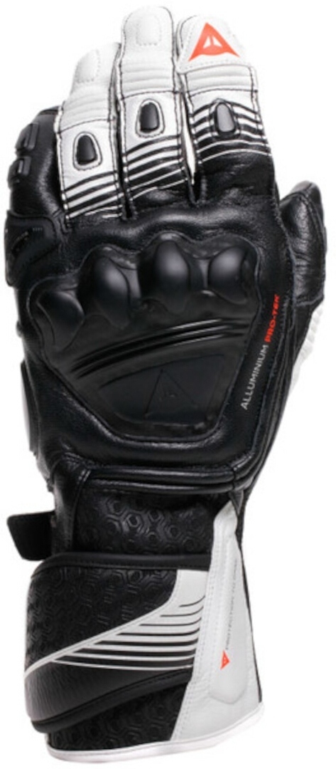 Dainese Fiero Metal Mănuși de motocicletă alb/negru XS Figura 1
