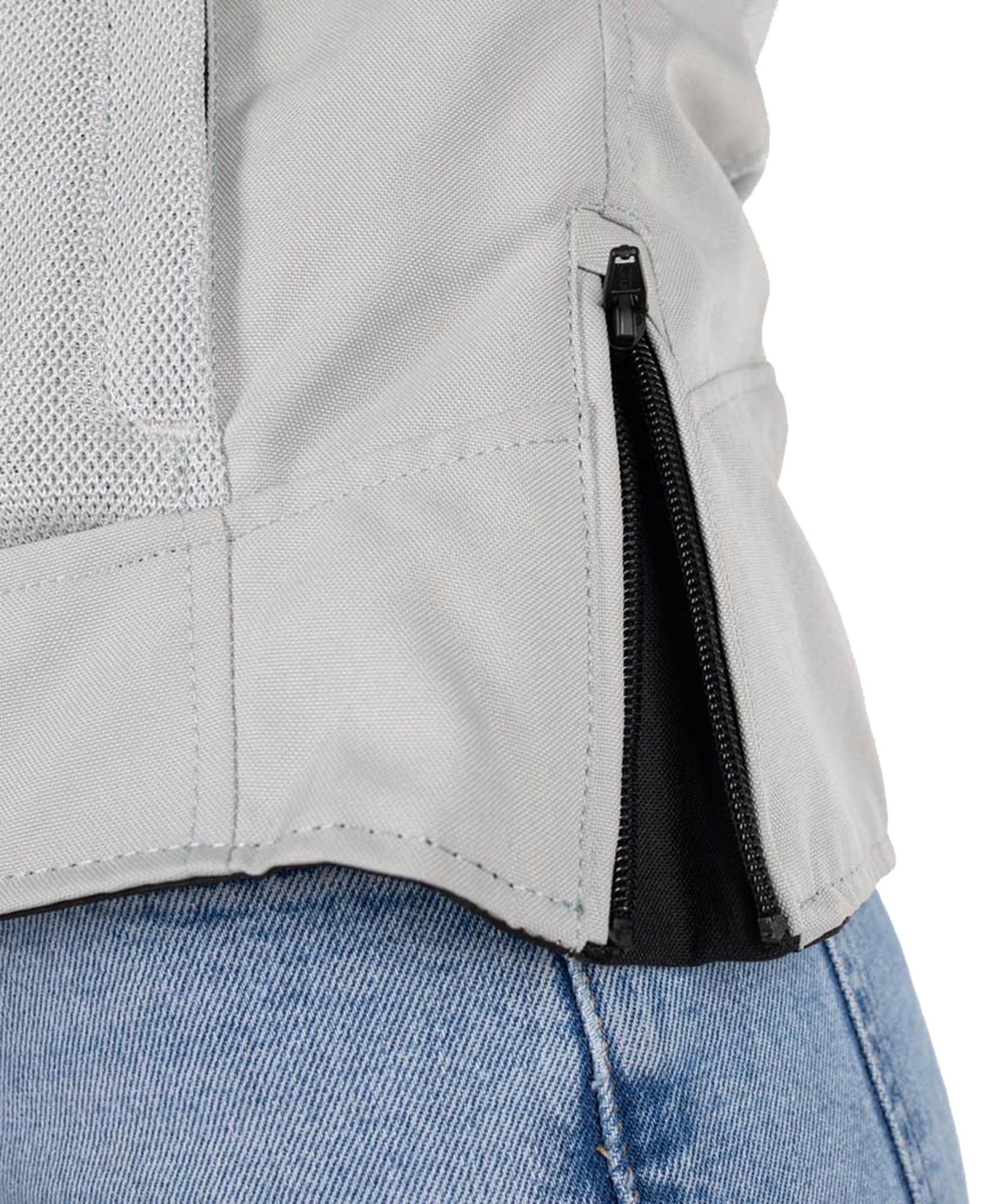 Rusty Stitches Jodi Ladies Motorcycle Textil Jacket grey 42 Figure 13