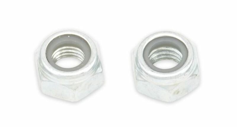 Bolt Nylstop M8 huvudmutter 13mm stål 10 stycken Figur 1
