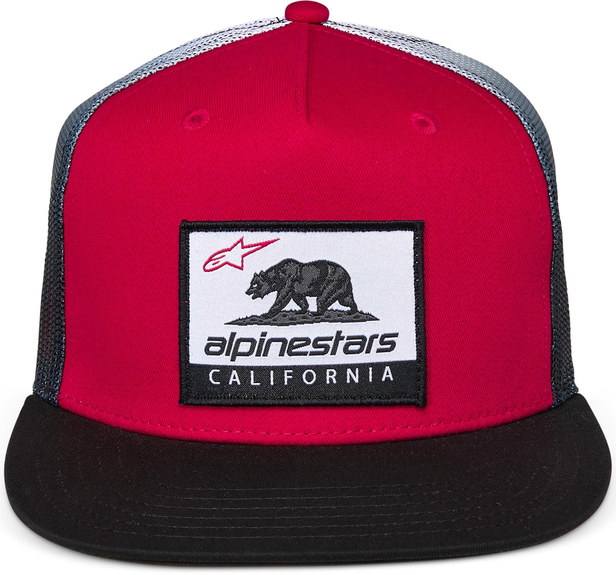 Alpinestars Cali Gradient Trucker Cap rood/zwart/wit Figuur 5