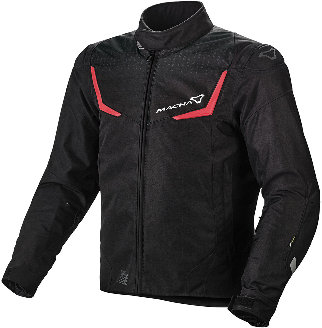 Macna Durago Motorrad Textiljacke schwarz/rot XL Abbildung 1