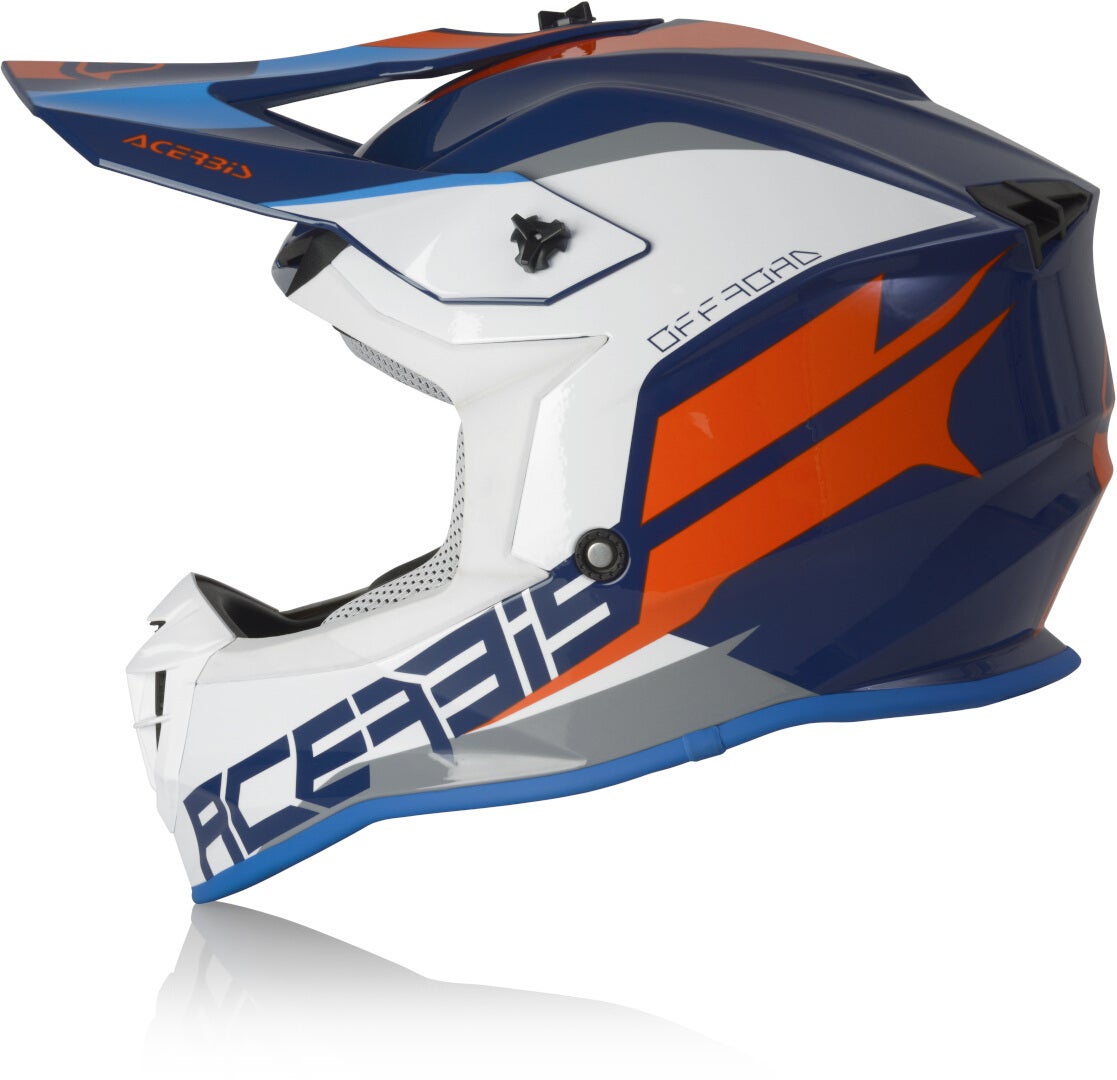 Acerbis Linear Casco Motocross blu/bianco L (59/60) Figura 3