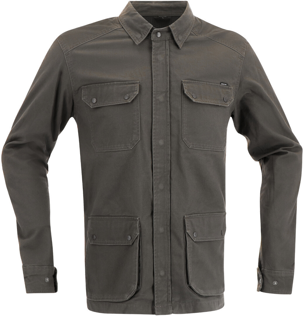 Richa London Motorrad Hemd oliv M Abbildung 2