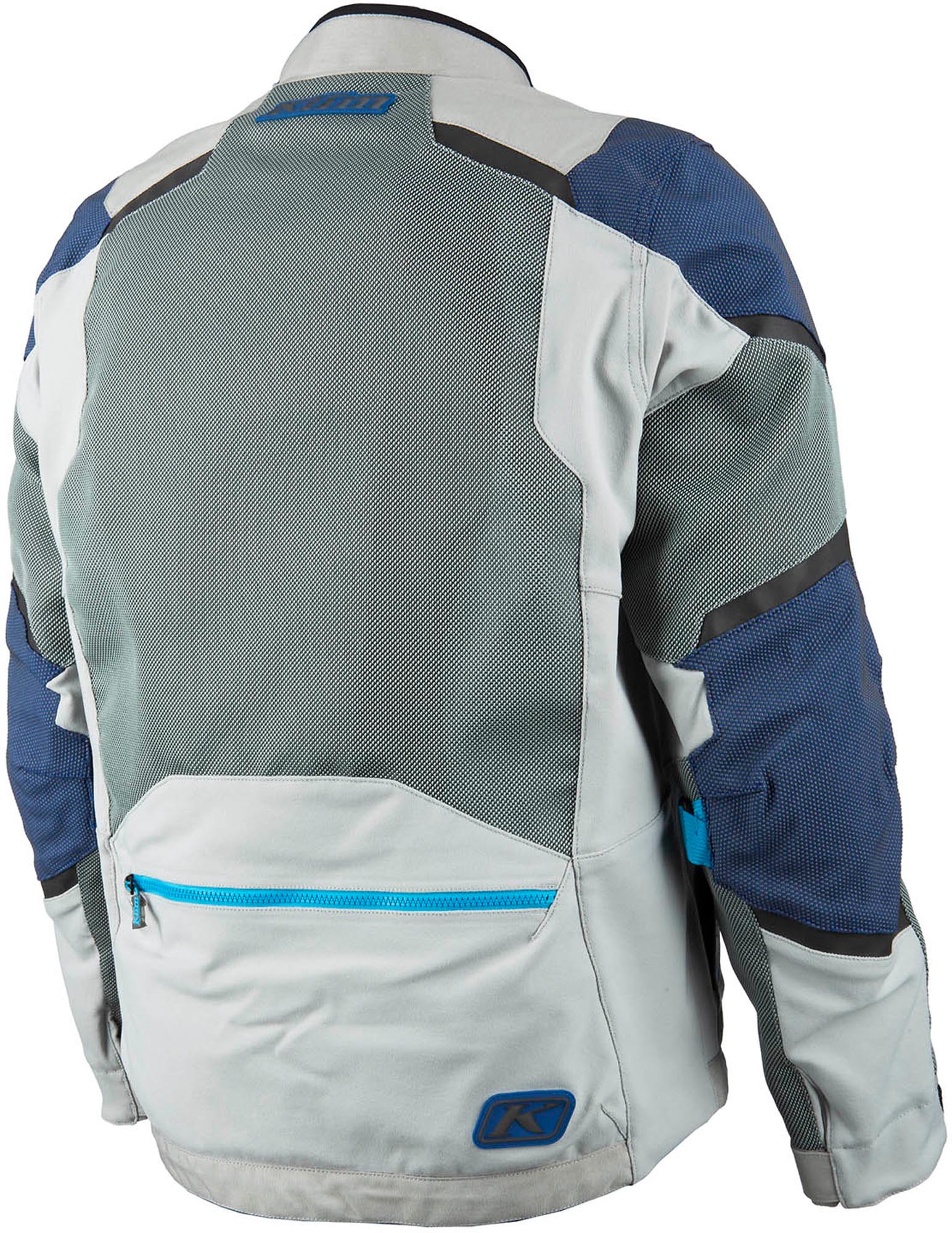 Klim Baja Mesh Motorcycle Textile Jacket grey/blue 3XL Figure 2