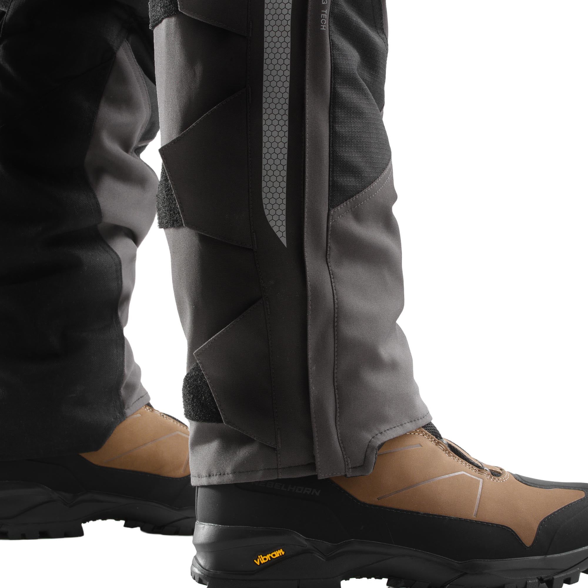 Side view of Rebelhorn Hardy 3.0 waterproof Motorcycle Textile Pants