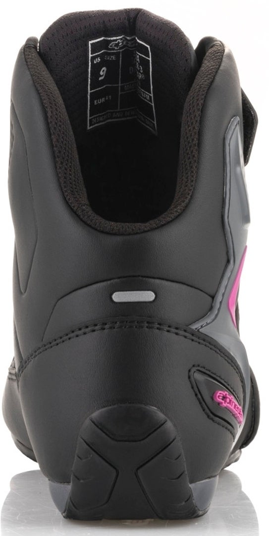 Alpinestars Stella Faster-3 Drystar Damer motorcykel sko sort/grå/pink 6 (37,5) Figur 4