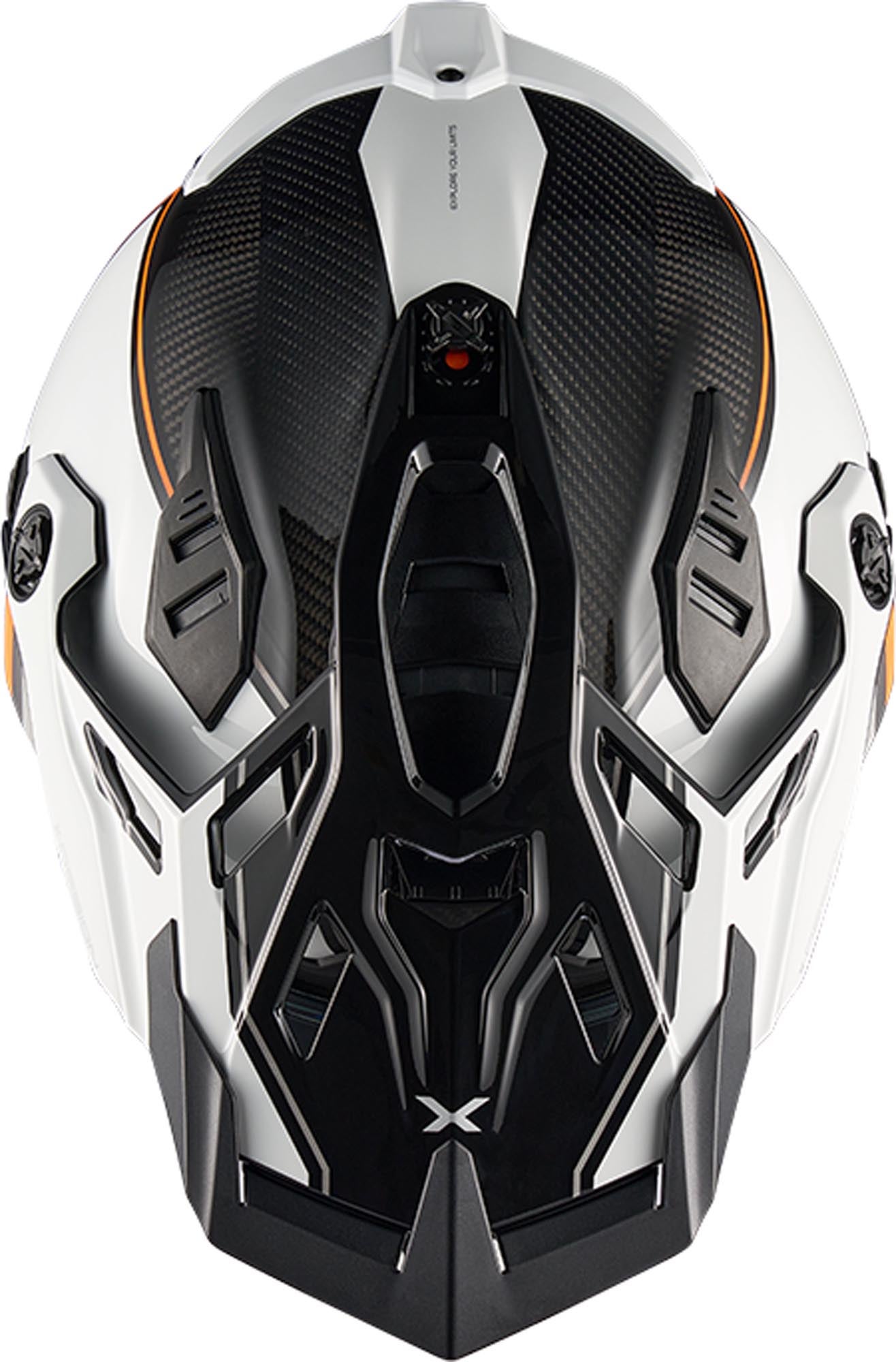 Nexx X.Rally Raid Carbon Capacete de Enduro preto/branco/laranja L (59/60) Figura 6