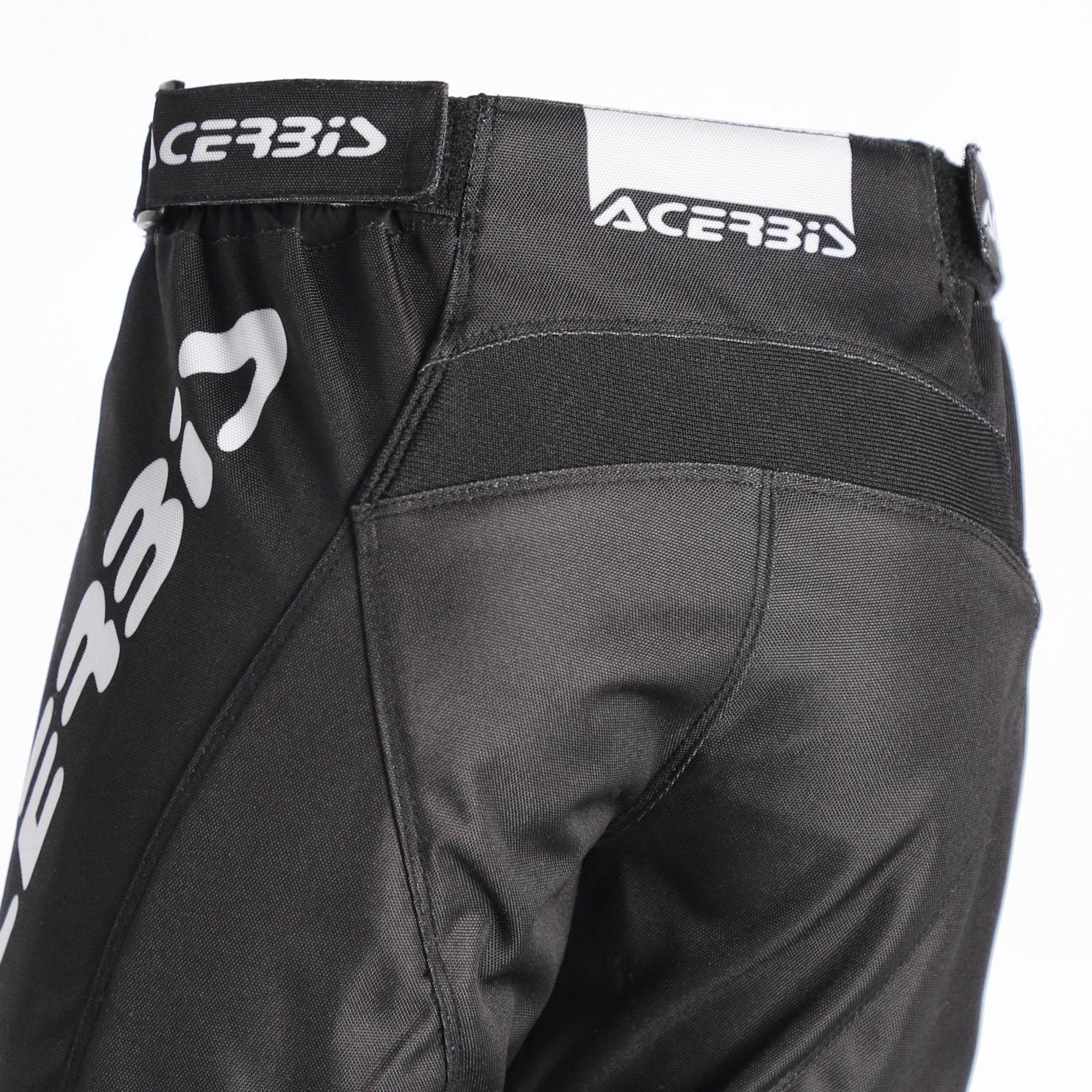 Acerbis MX Linear Logo Ungdoms motocrossbukser Sort/hvid 18 Figur 8