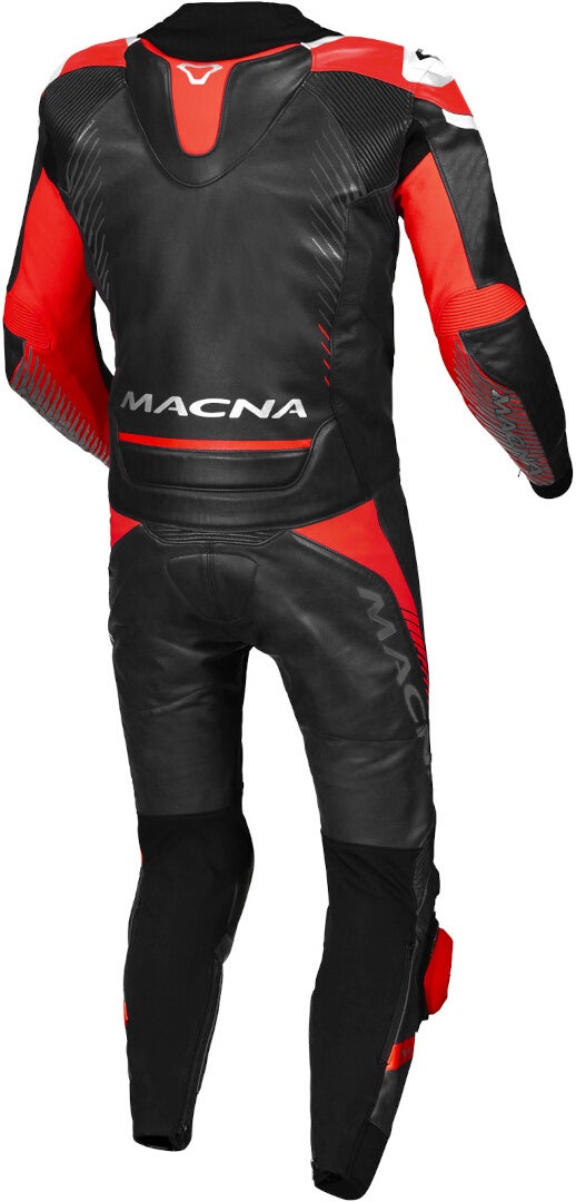 Macna Tronniq perforated Two Piece Motorcycle Leather Suit black/red 54 Figure 2