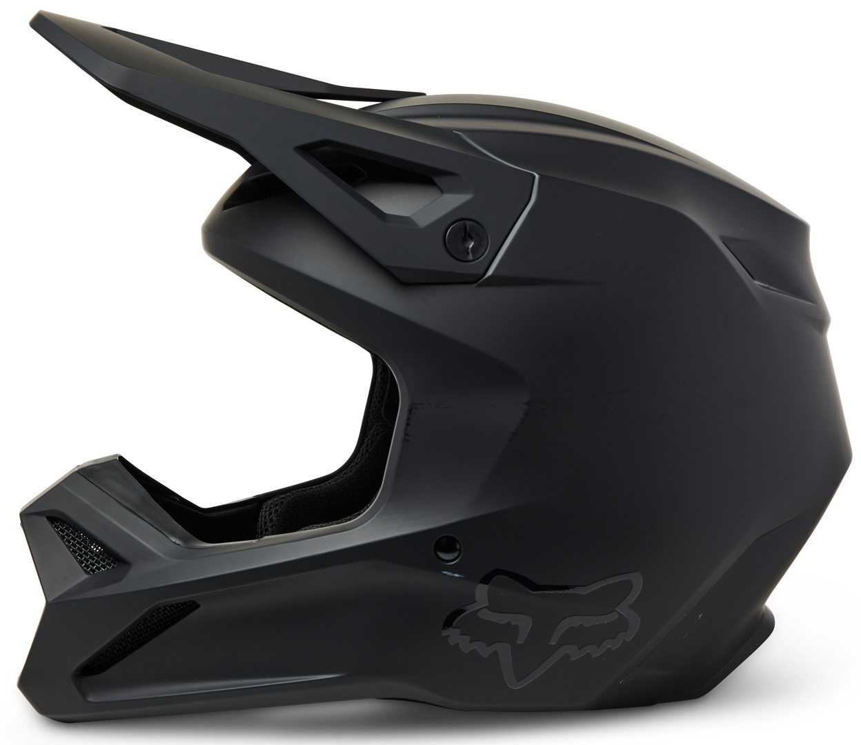 FOX V1 Solid Motokrosová přilba Black Matt M (57/58) Obrázek 6