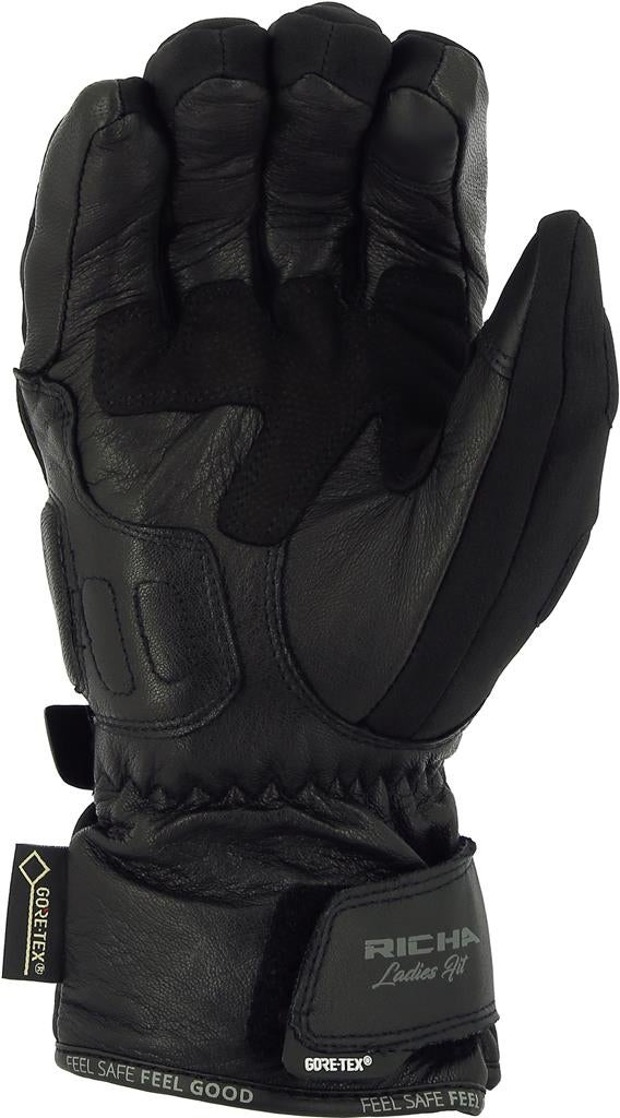 Richa Diana Gore-Tex vandtætte damer motorcykelhandsker Sort L Figur 3