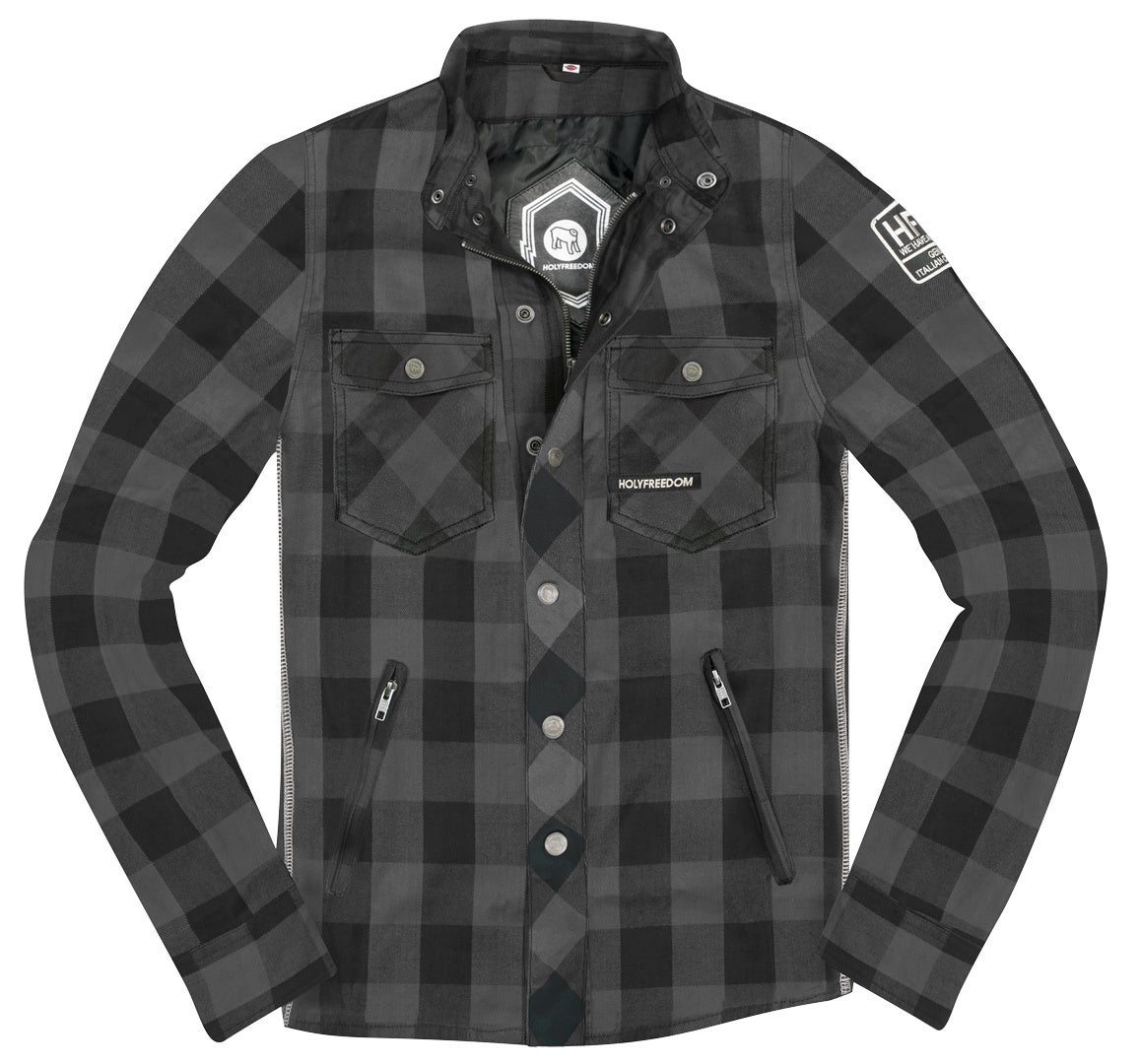 HolyFreedom Lumberjack Motorrad Textiljacke grau 3XL Abbildung 1