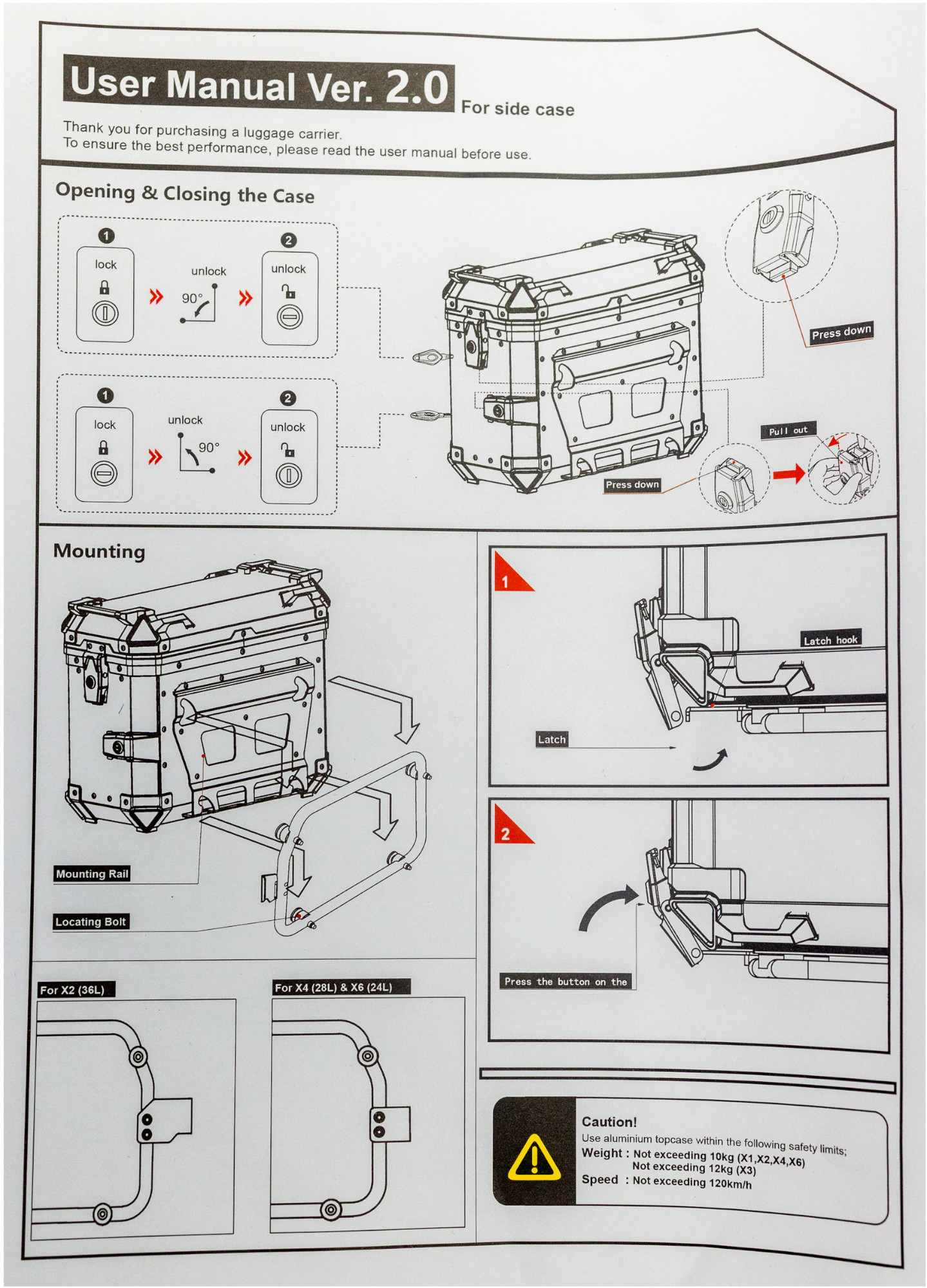 FC-Moto Terreno EVO 28 L Alu Cutia laterală Argint Dreapta Figura 11