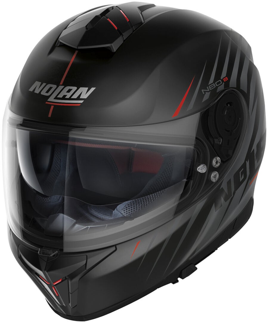 Nolan N80-8 Kosmos N-Com Casco nero opaco/grigio L (60/61) Figura 1