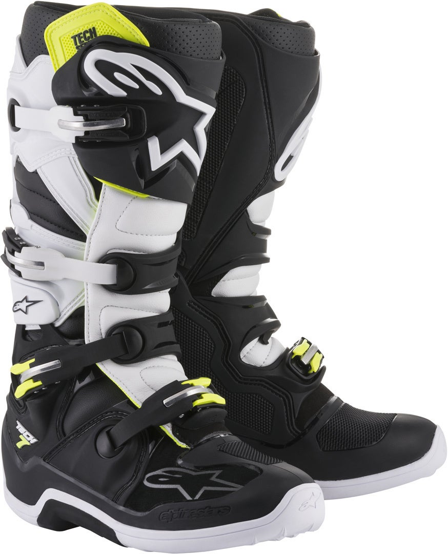 Alpinestars Tech 7 Motokrosové boty černobílá 15 (51) Obrázek 1