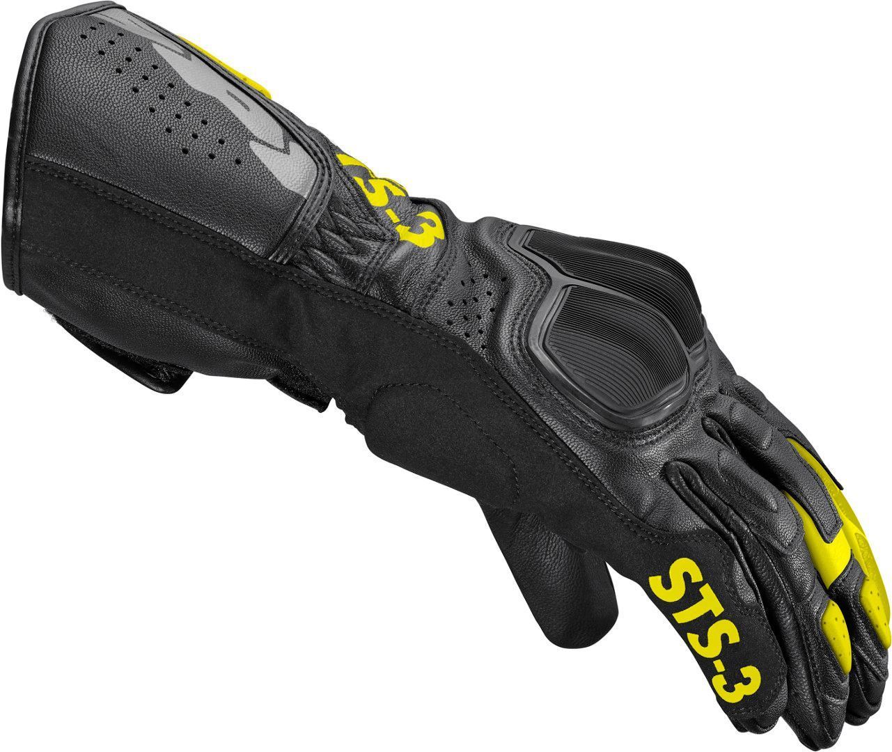 Spidi STS-3 Motorrad Handschuhe schwarz/gelb M Abbildung 2