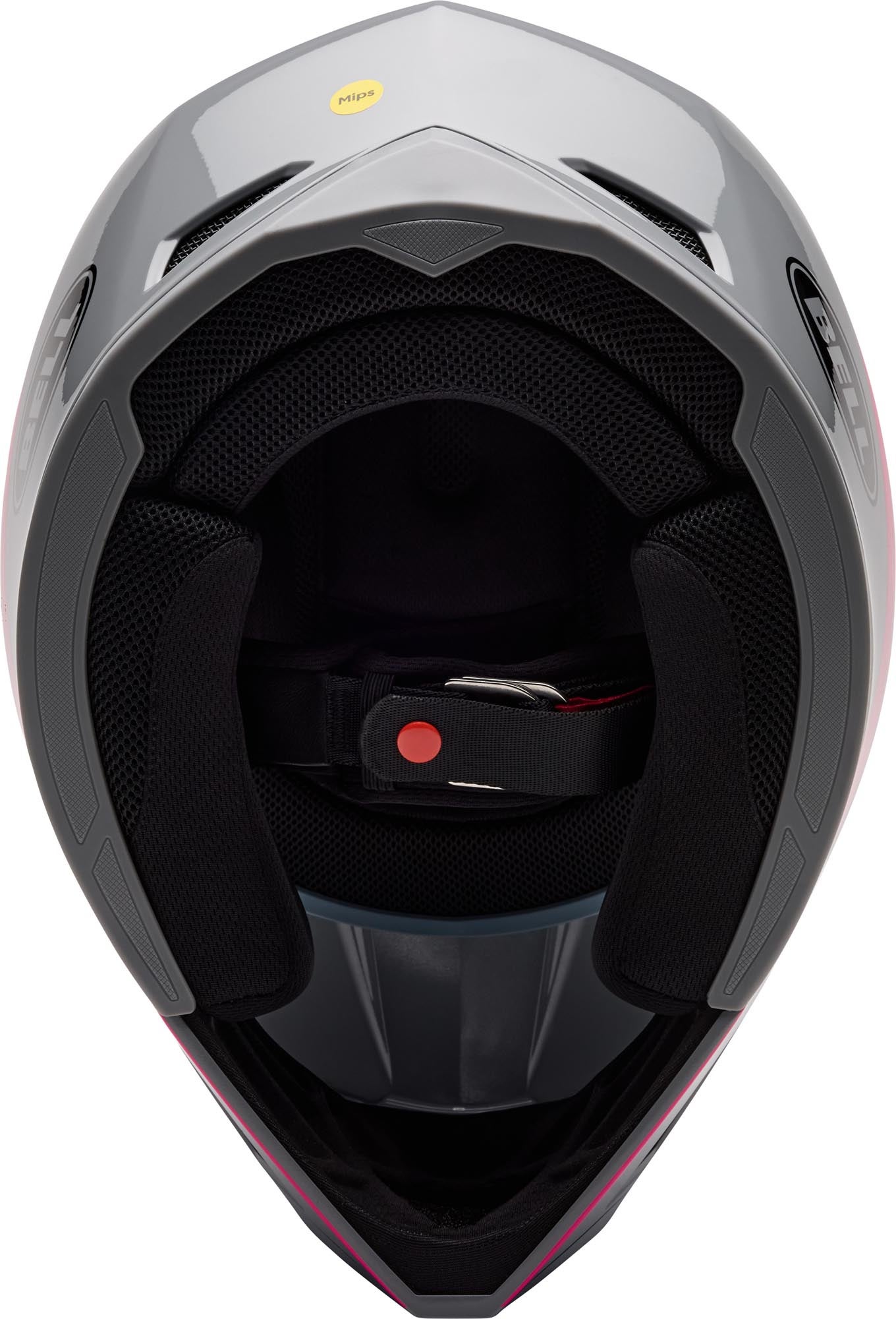 Bell MX-10 MIPS Aviator Motocross Helm grau/rosa L (59/60) Abbildung 6