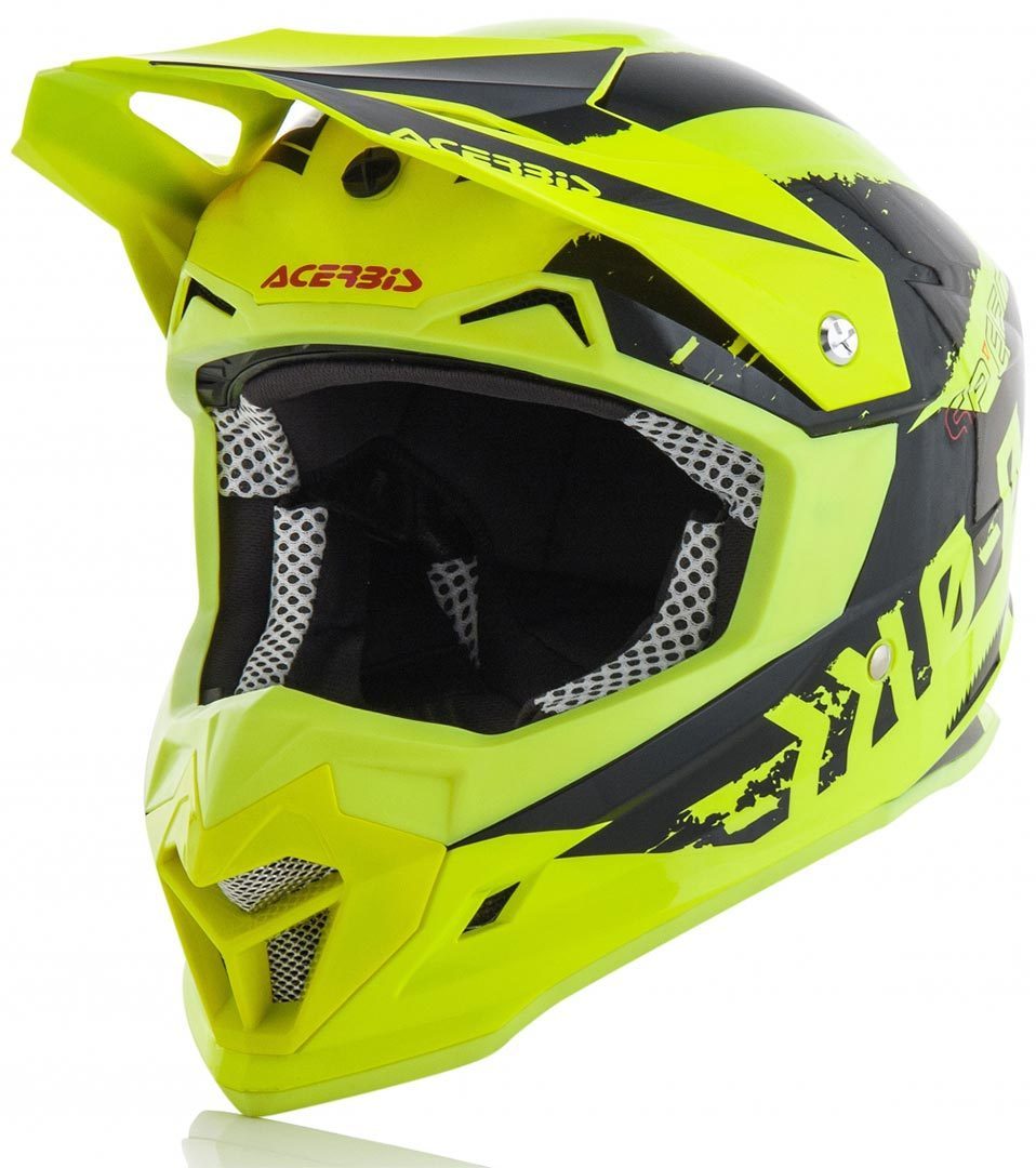 Acerbis Profile 4 Casco Motocross giallo/nero M (57/58) Figura 1