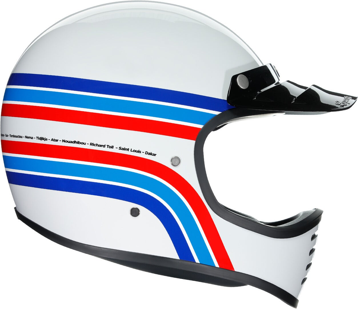 AGV Legends X101 Dakar 87 Helmet white/red/blue S (55/56) Figure 3