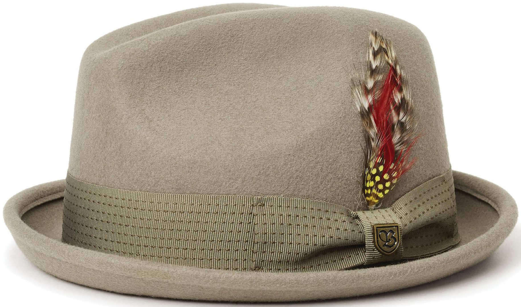 Brixton Gain Fedora Hat light green S Figure 1