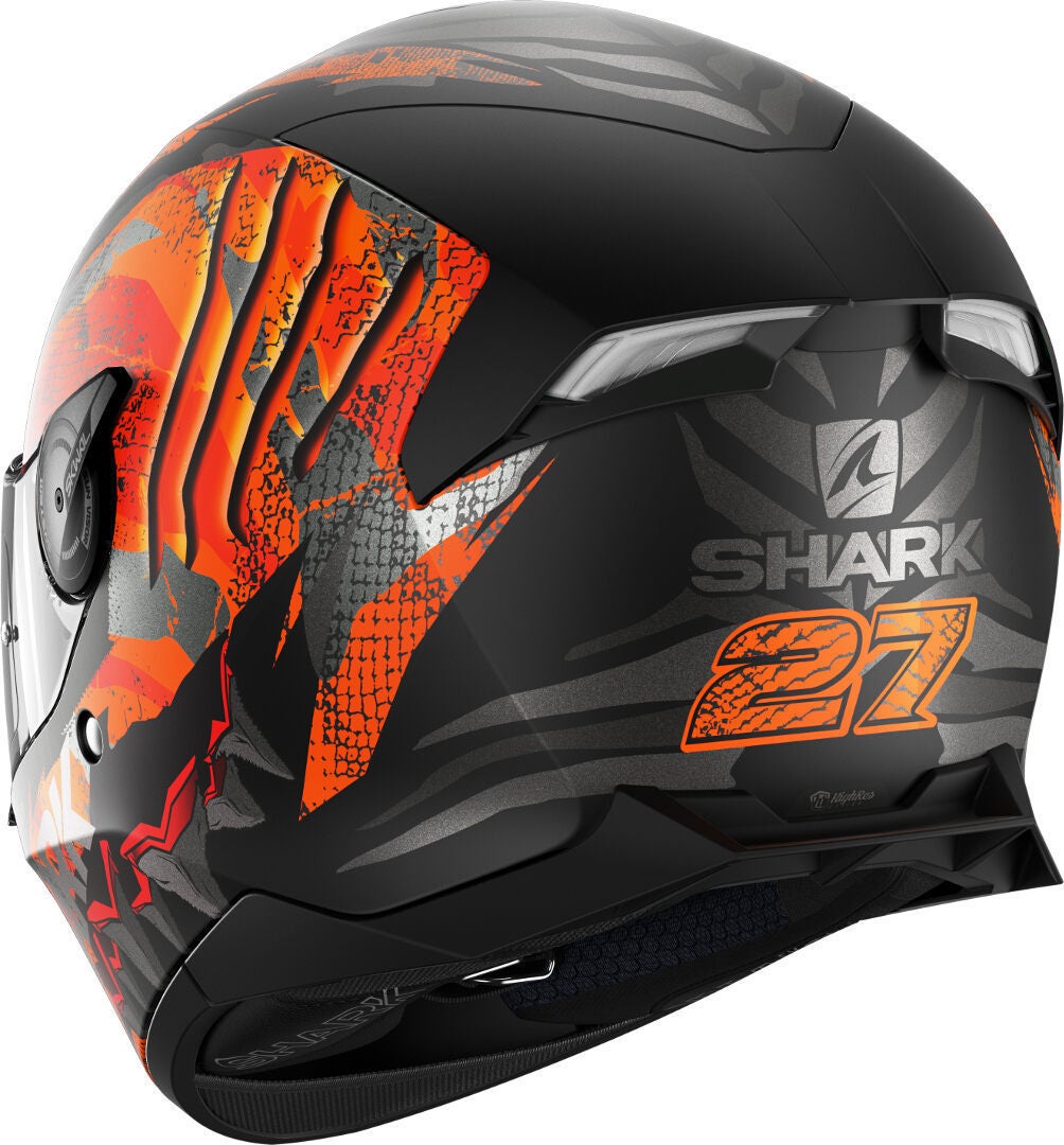 Shark SKWAL 2 Iker Lecuona Helm schwarz/orange/silber M (57/58) Abbildung 3