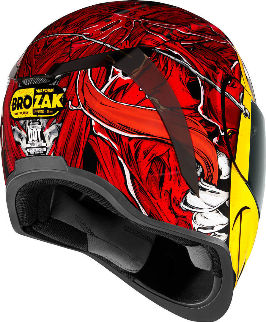 Icon Airform Brozak MIPS Helm rot/gelb M (57/58) Abbildung 3