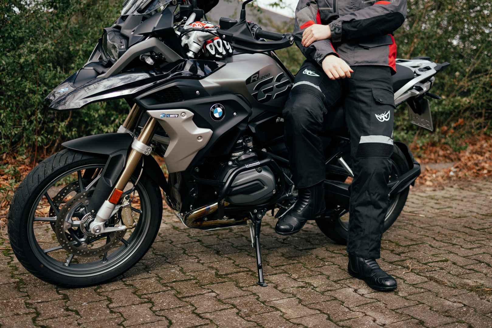 Berik Cargo wasserdichte Motorrad Textilhose schwarz 50 Abbildung 4